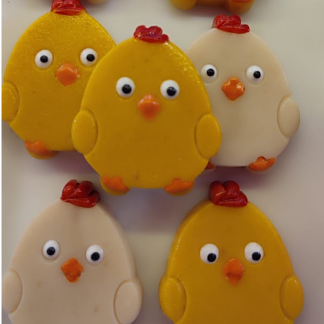 Poussin pâte d'amande